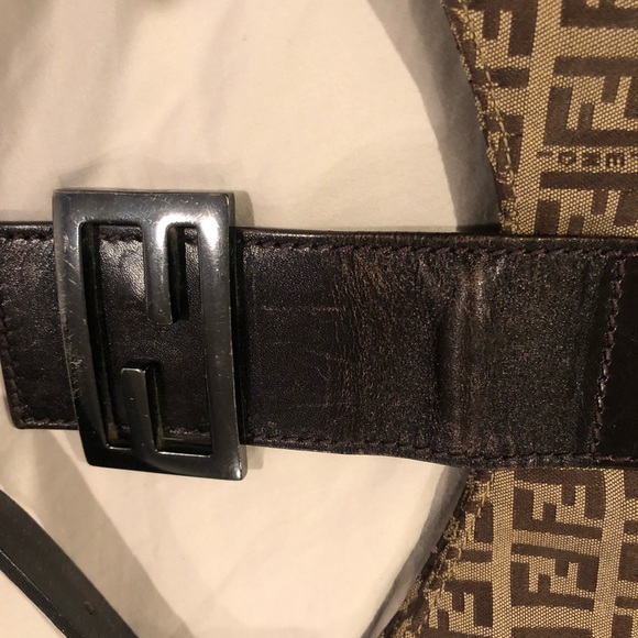 Fendi Monogram Small Tote Canvas Leather - Picture 7 of 10